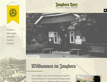 Tablet Screenshot of jungborn-harz.eu